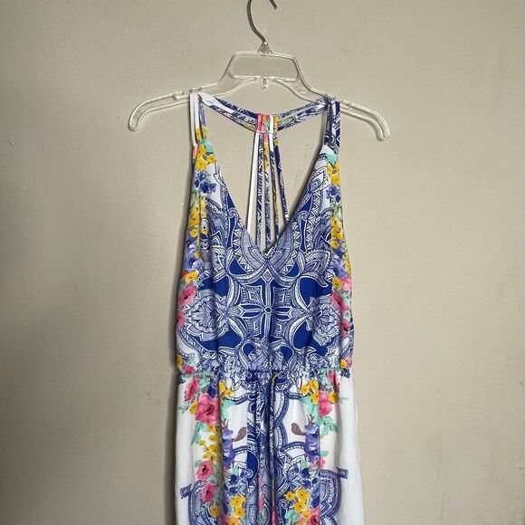 gianni bini women’s maxi halter dress size medium - Picture 2 of 5